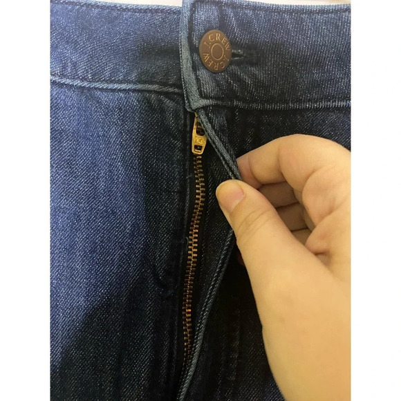 J. Crew Factory Pleated Trouser Jeans Soze 35P - Picture 6 of 8